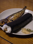 恵方巻と金時いわし
